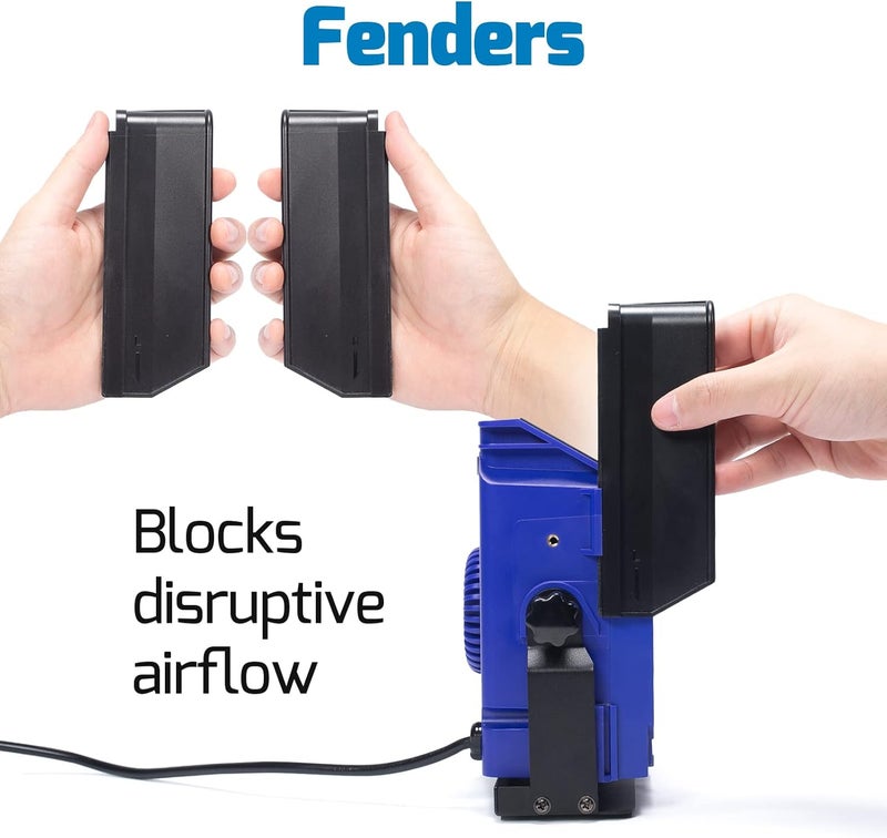 WeP 948DQ-I Fume Extractor Tool with Double Filtering, Helping Hands, Adjustable Tilt Angle, Fenders for Soldering Station, Soldering Iron with 6 Filtration Adsorbers - Image 5